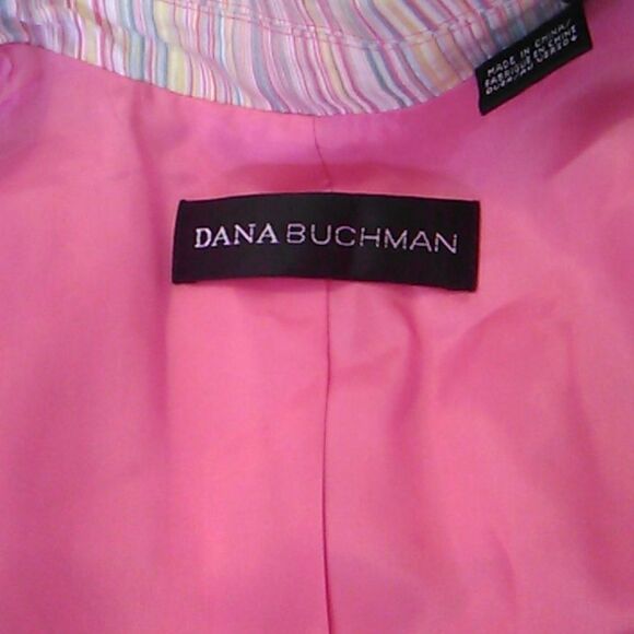 Dana Buchman Pastel Chevron Dedign Jacket - Picture 9 of 12